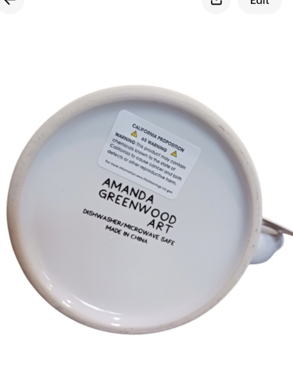 (2) Amanda Greenwood Luxury Homage Mugs Fashionista Bicycle Balloons - Picture 9 of 11
